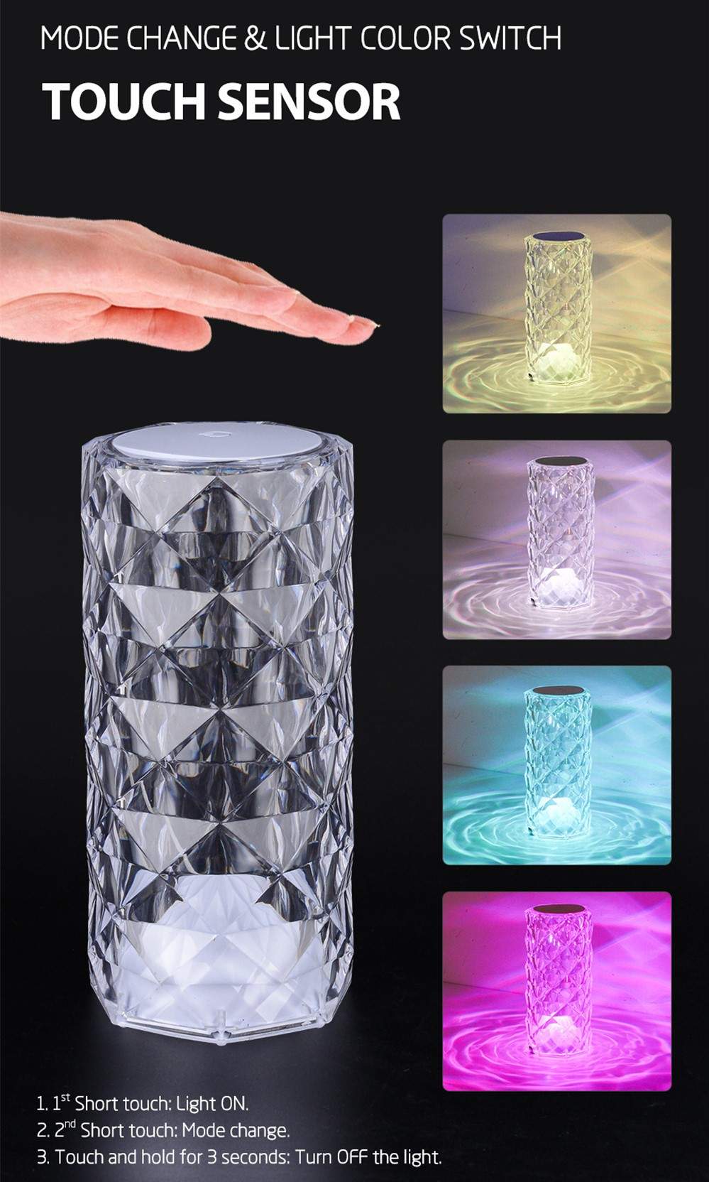 Touch Crystal Lamp